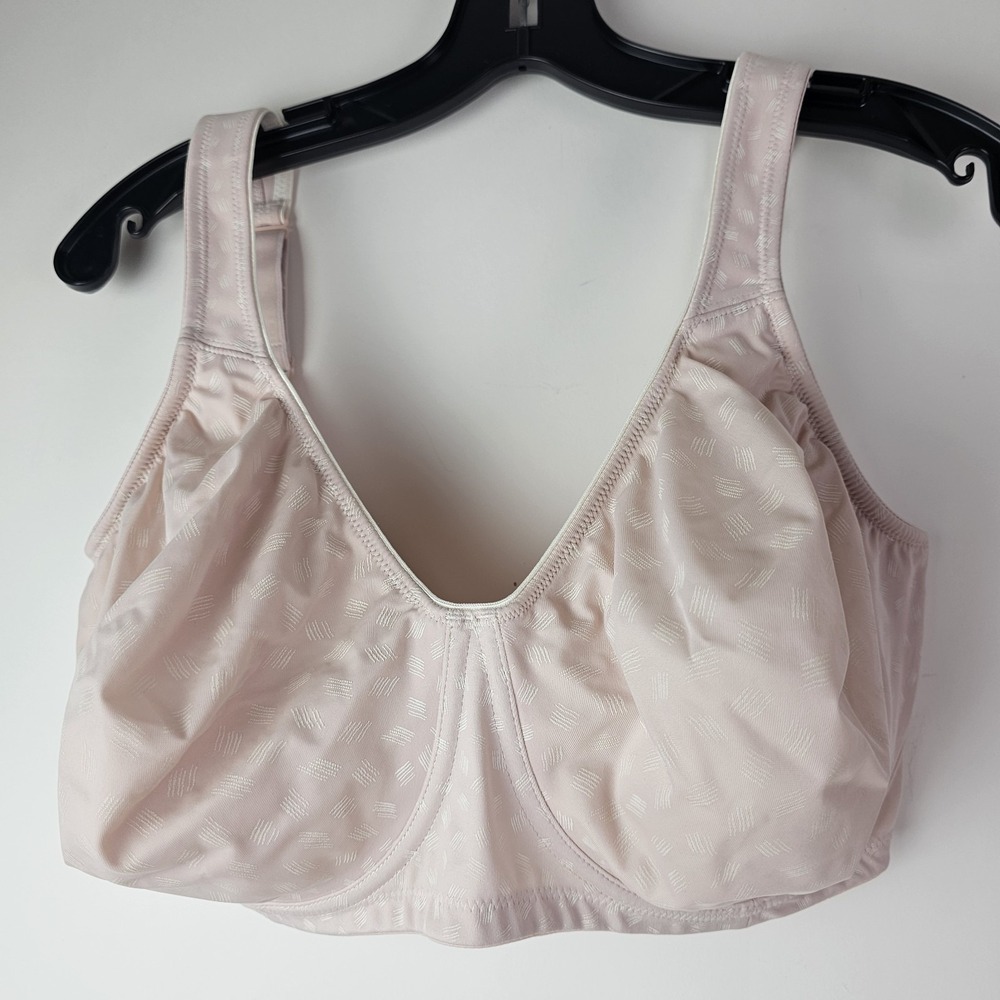 Rosa Faia Pink Smooth Cup Underwire T Shirt Bra 40H Minimalist